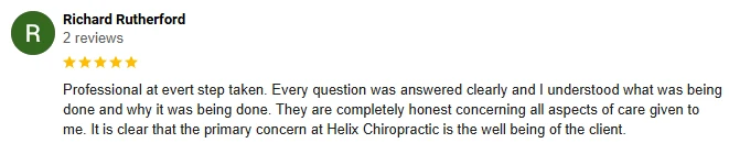 Chiropractic Vadnais Heights MN Testimonial Richard R